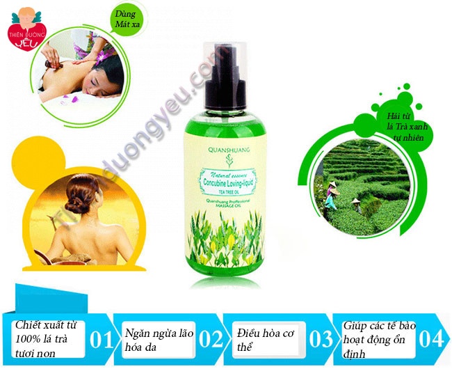  Dầu mát xa vợ chồng hương hoa tự nhiên Thêm yêu Thương quyến rũ